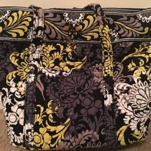 Authentic Vera Bradley Baroque Zipper Tote